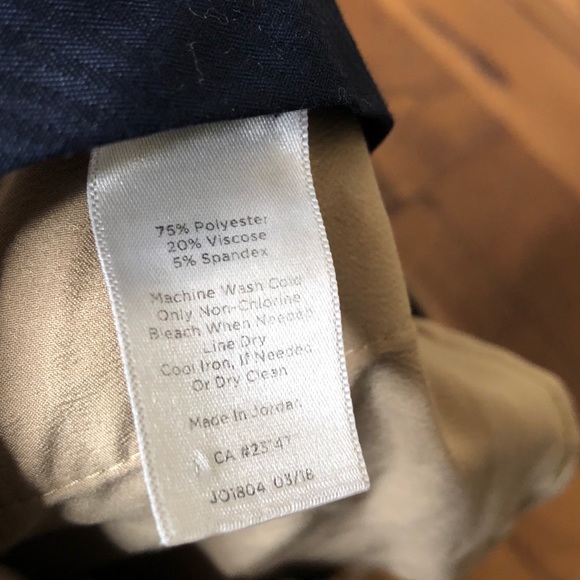 TALBOTS HAMPSHIRE ANKLE PANTS- Toasted Coconut 4 - Picture 5 of 7